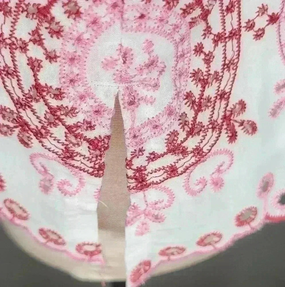 Talbots EMBROIDERED TUNIC SHELL - ARTISTIC MEDALLION Womens XLP Petite - Picture 4 of 12